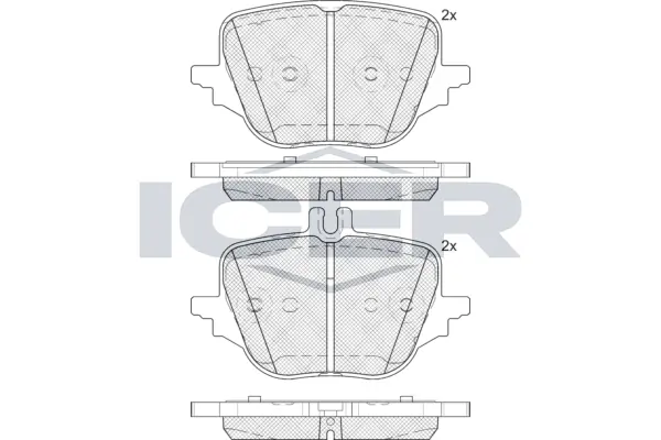 Brake Pad Set, disc brake 182434