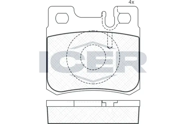 Brake Pad Set, disc brake 180978