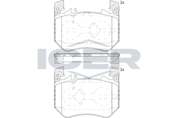 Brake Pad Set, disc brake 182439