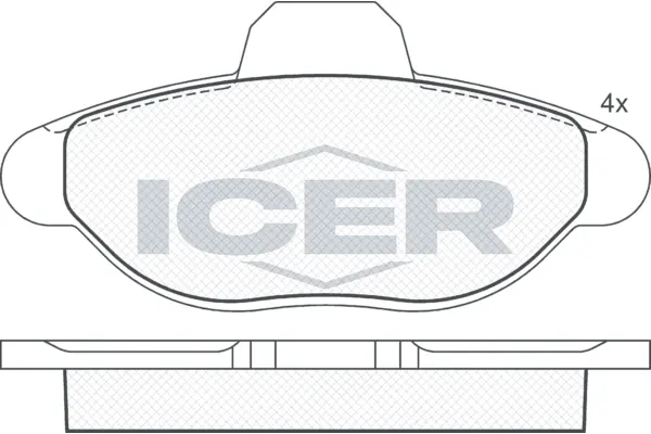 Brake Pad Set, disc brake 180923