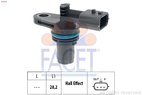 Sensor, crankshaft pulse Made in Italy - OE Equivalent 9.0616