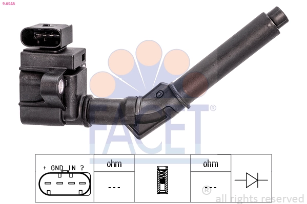 Ignition Coil Made in Italy - OE Equivalent 9.6548