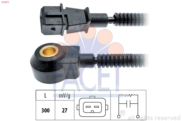 Knock Sensor Made in Italy - OE Equivalent 9.3213