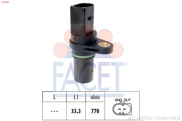 Sensor, crankshaft pulse Made in Italy - OE Equivalent 9.0640