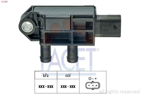 Air Pressure Sensor, altitude adaption Made in Italy - OE Equivalent 10.3407