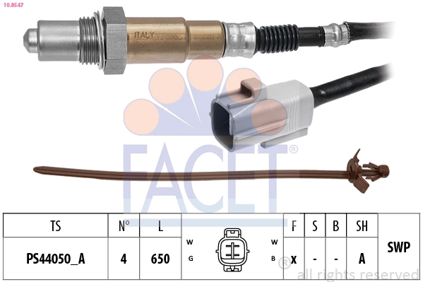Oxygen Sensor Made in Italy - OE Equivalent 10.8547