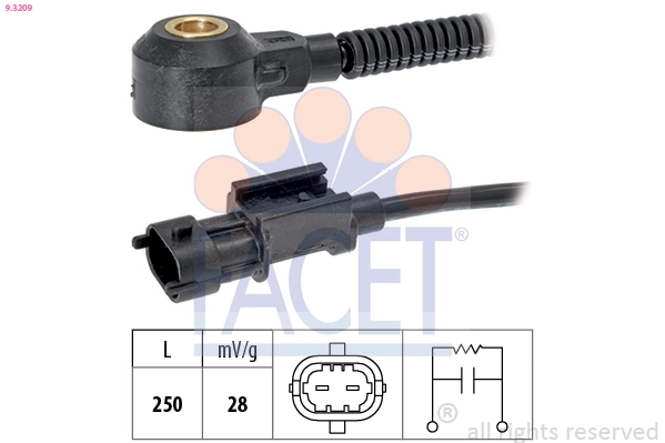 Knock Sensor Made in Italy - OE Equivalent 9.3209