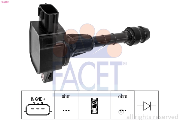Ignition Coil OE Equivalent 9.6502