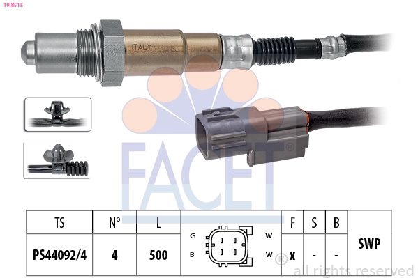 Oxygen Sensor Made in Italy - OE Equivalent 10.8515