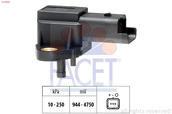 Air Pressure Sensor, altitude adaption Made in Italy - OE Equivalent 10.3030