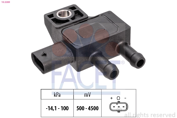 Air Pressure Sensor, altitude adaption Made in Italy - OE Equivalent 10.3389