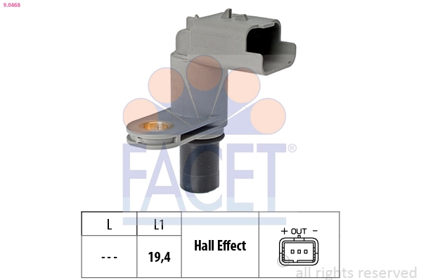 Sensor, camshaft position Made in Italy - OE Equivalent 9.0468