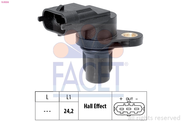 Sensor, engine speed Made in Italy - OE Equivalent 9.0556