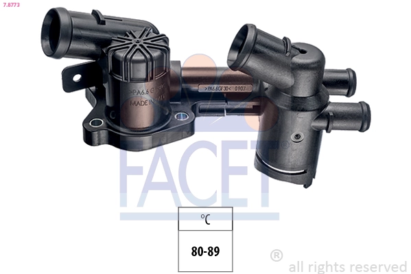 Thermostat, coolant Made in Italy - OE Equivalent 7.8773