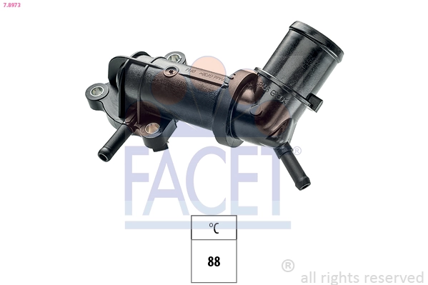 Thermostat, coolant Made in Italy - OE Equivalent 7.8973