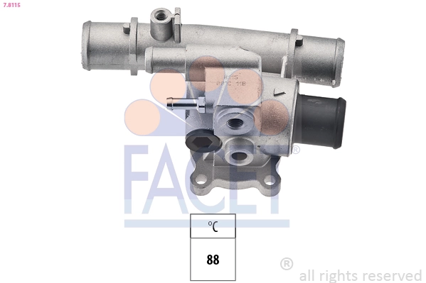 Thermostat, coolant Made in Italy - OE Equivalent 7.8115