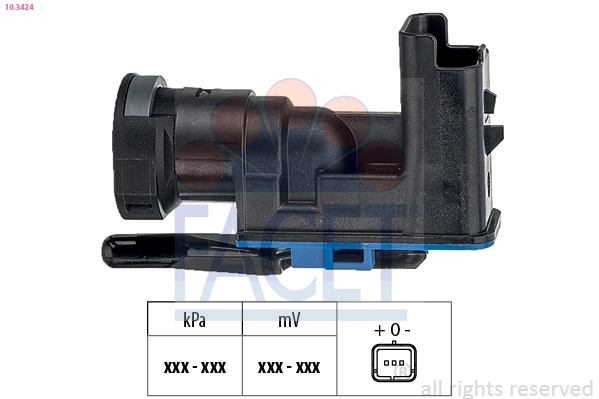 Air Pressure Sensor, altitude adaption Made in Italy - OE Equivalent 10.3424