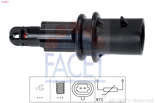 Sensor, intake air temperature Made in Italy - OE Equivalent 10.4033