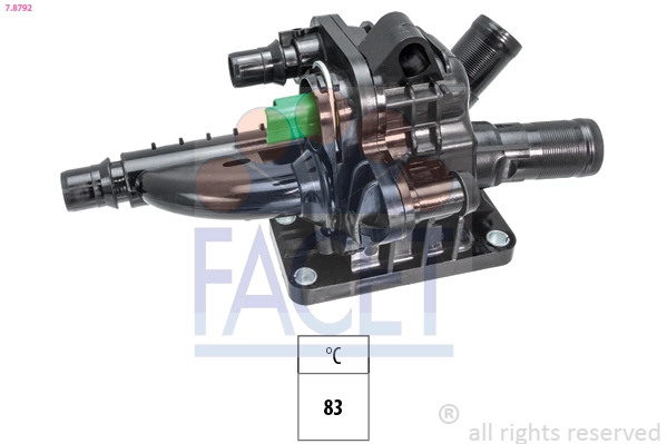 Thermostat, coolant Made in Italy - OE Equivalent 7.8792