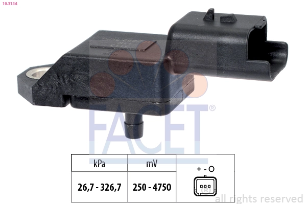 Air Pressure Sensor, altitude adaption Made in Italy - OE Equivalent 10.3134