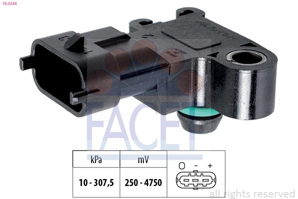 Air Pressure Sensor, altitude adaption Made in Italy - OE Equivalent 10.3244