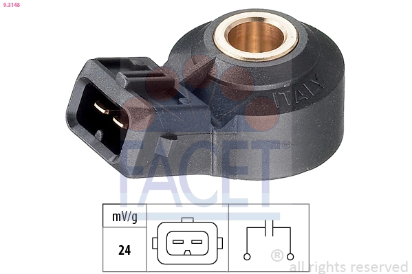 Knock Sensor Made in Italy - OE Equivalent 9.3148