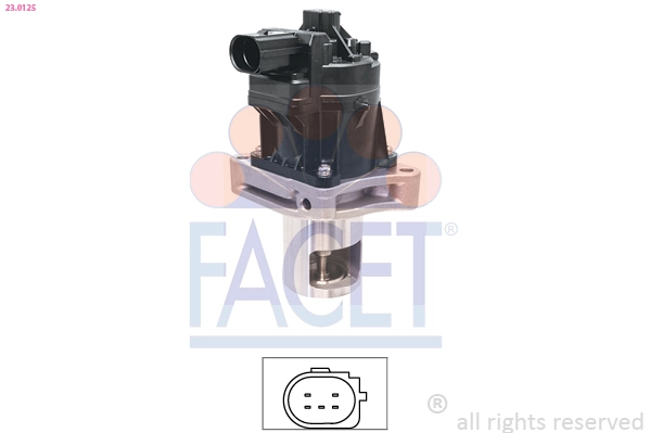 EGR Valve Made in Italy - OE Equivalent 23.0125