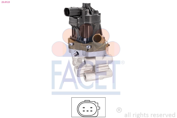 EGR Valve Made in Italy - OE Equivalent 23.0123