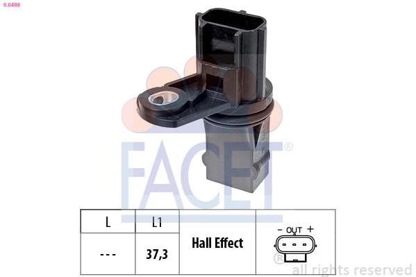 Sensor, engine speed Made in Italy - OE Equivalent 9.0498