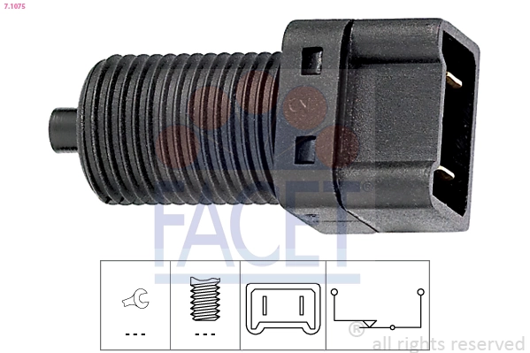 Stop Light Switch Made in Italy - OE Equivalent 7.1075