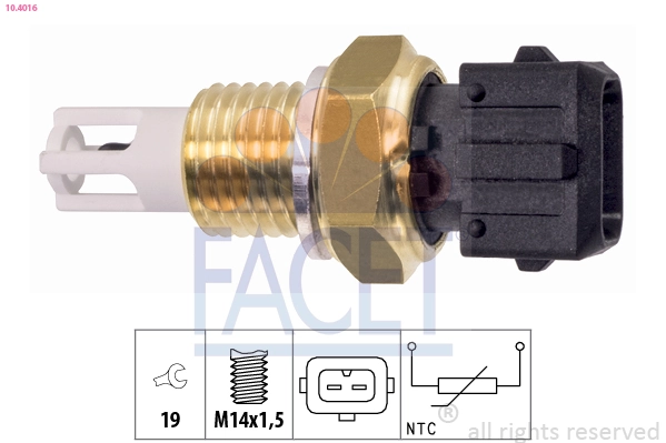 Sensor, intake air temperature Made in Italy - OE Equivalent 10.4016