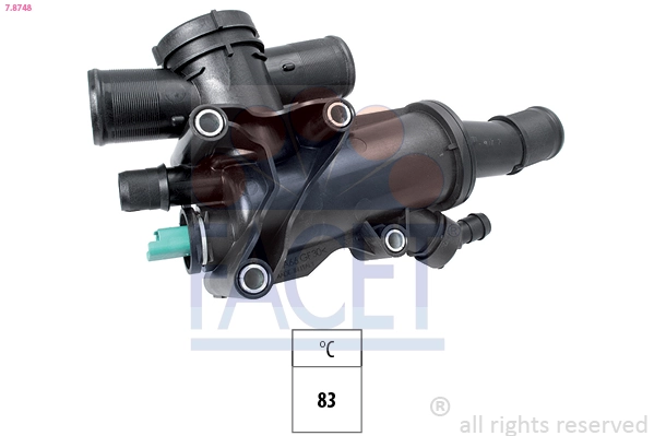 Thermostat, coolant Made in Italy - OE Equivalent 7.8748