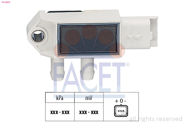 Air Pressure Sensor, altitude adaption Made in Italy - OE Equivalent 10.3423