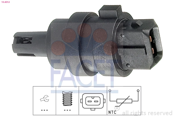 Sensor, intake air temperature Made in Italy - OE Equivalent 10.4013
