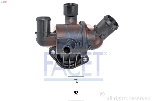 Thermostat, coolant Made in Italy - OE Equivalent 7.8791
