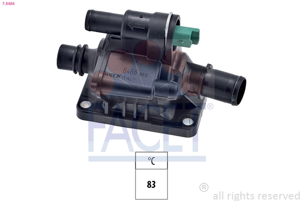 Thermostat, coolant Made in Italy - OE Equivalent 7.8486