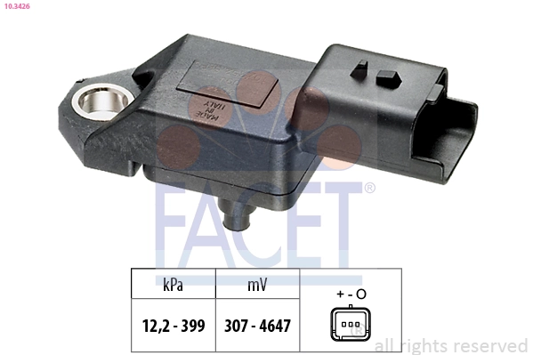 Air Pressure Sensor, altitude adaption Made in Italy - OE Equivalent 10.3426