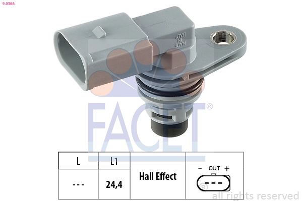 Sensor, engine speed Made in Italy - OE Equivalent 9.0368