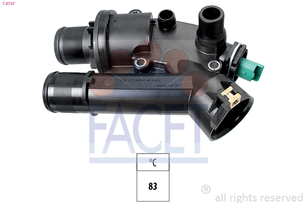 Thermostat, coolant Made in Italy - OE Equivalent 7.8747