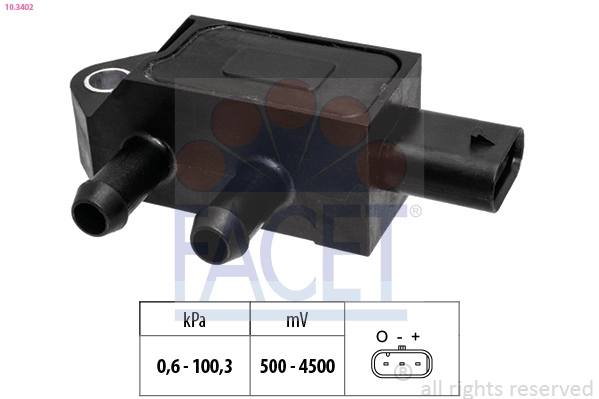 Air Pressure Sensor, altitude adaption Made in Italy - OE Equivalent 10.3402