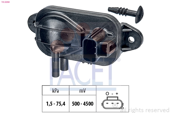 Air Pressure Sensor, altitude adaption Made in Italy - OE Equivalent 10.3268