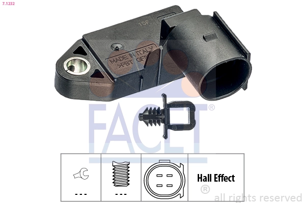 Stop Light Switch Made in Italy - OE Equivalent 7.1232