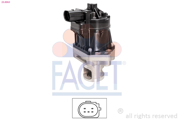 EGR Valve Made in Italy - OE Equivalent 23.0063