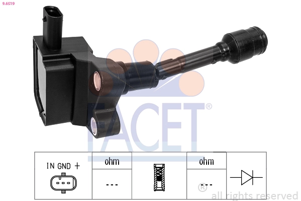 Ignition Coil OE Equivalent 9.6519