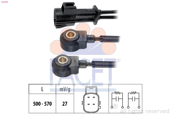 Knock Sensor Made in Italy - OE Equivalent 9.3131