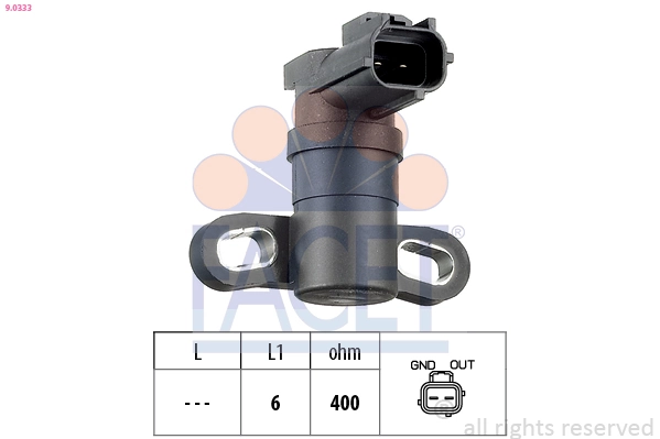 Sensor, crankshaft pulse Made in Italy - OE Equivalent 9.0333
