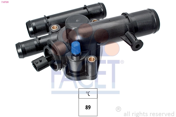 Thermostat, coolant Made in Italy - OE Equivalent 7.8720