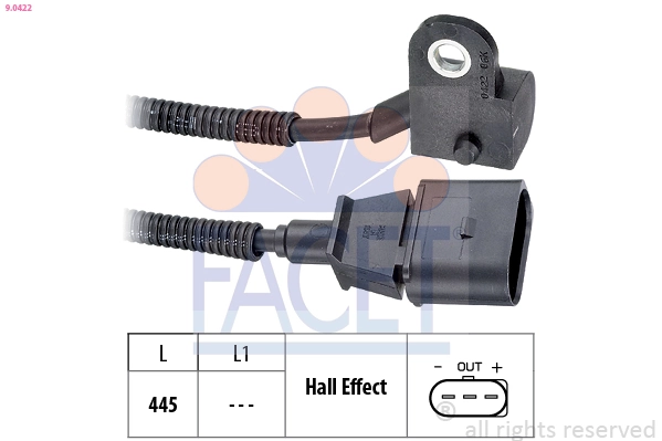 Sensor, camshaft position Made in Italy - OE Equivalent 9.0422