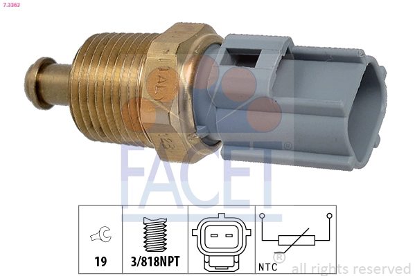 Sensor, oil temperature Made in Italy - OE Equivalent 7.3363