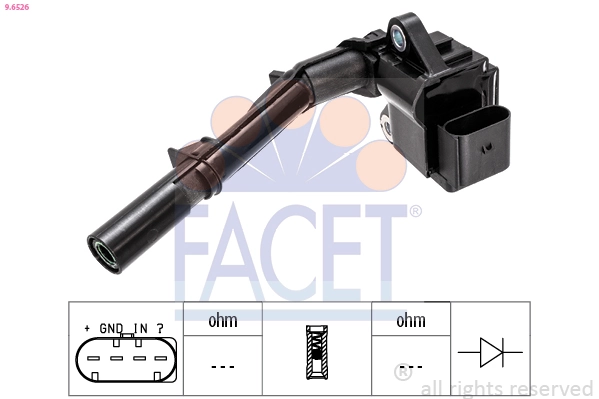 Ignition Coil OE Equivalent 9.6526